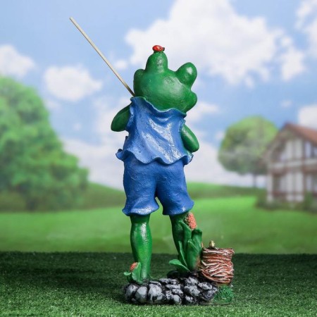 Garden Figure "Forter Fisherman" 12x18x40cm-2