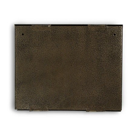 Mailbox with a lock, horizontal "wide", bronze-9