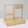 Star for jewelry "Universal", plywood, beige color