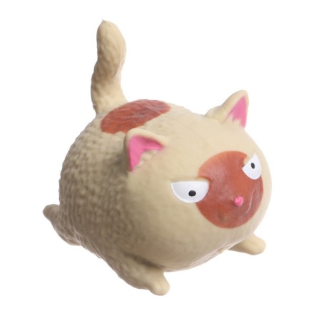 Мялка «Котик» с пастой, цвета МИКС-1