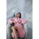 Frequency bathrobe, size 50, terracotta color