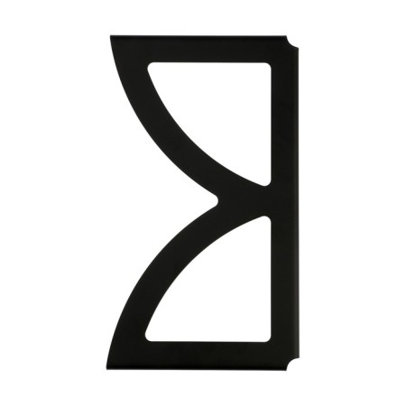 Delta bracket, double, fashion 2, 145x255, 2 pcs, black color-3