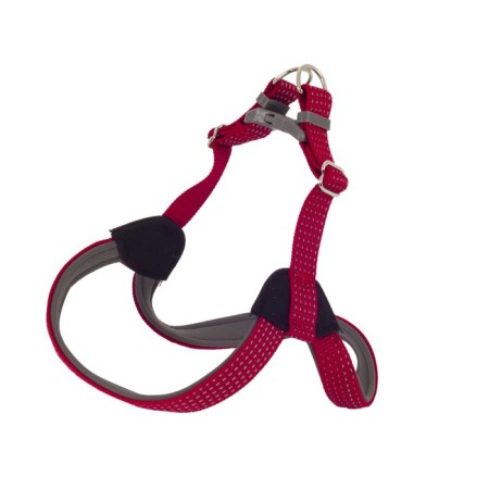 Shleika "premium" reflective, 3 cm, Osh 72-80cm, og 78-90cm, nylon and neoprene, red