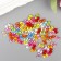 Buttons plastic for creativity 2 punctures "Color Bows" micro set 80 pcs 0.6x0.9 cm
