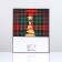 Laminated "Golden Christmas tree" 26 x 32 x 12