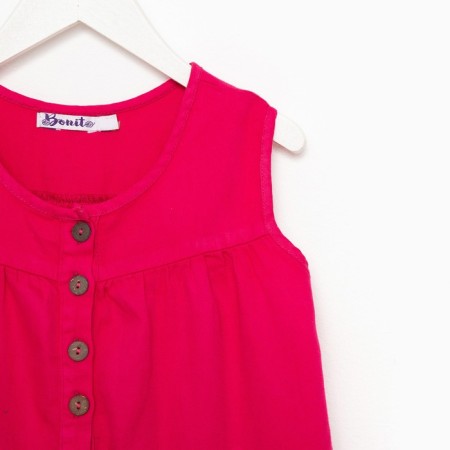 Dress for girls, raspberry color, height 116-1