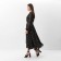 Women's dress with MIST MIDI belt, size 42, black