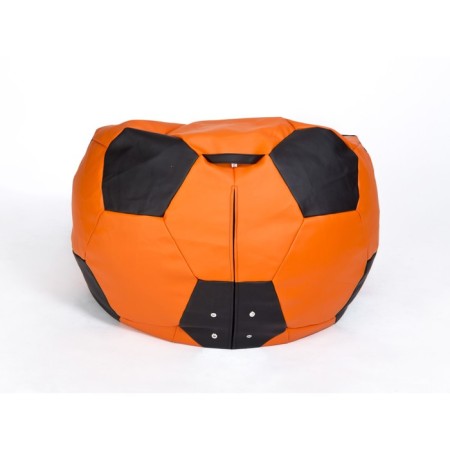 The ball "ball" is large, diameter 95 cm, color orange-black, eco-leather-1