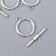 Decor Metal for the Classic - Smooth Classic Creativity Silver 4514M035 2.4x2.1 cm