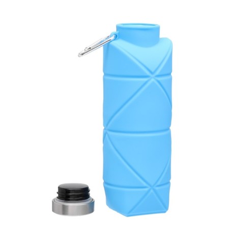 A bottle of water is folding, 700 ml, 22 x 6.5 cm, silicone-3