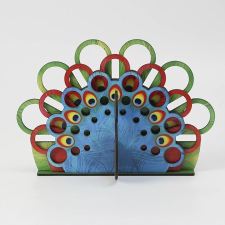Organizer for the office, desktop "Peacock" 246x167x27 mm-3