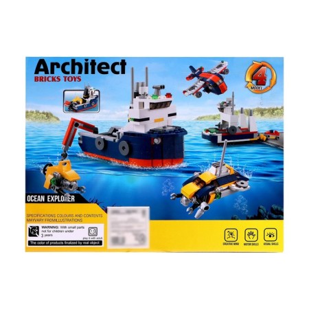 Design "Expeditionary ship", 4 assembly options, 213 parts-2