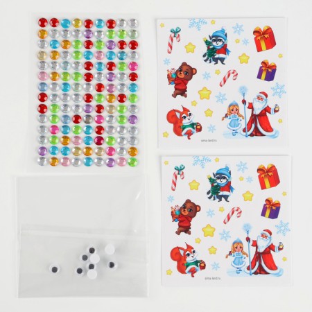 A set for decorating magnets for the New Year “Soon New Year!”, New Year's set for creativity-3