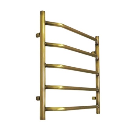 Water heated towel rail Domoterm "Laura", P5, 5 crossbars, 500 x 700 mm, bronze-1