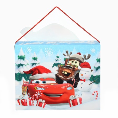 Package-Korobok, New Year's "On New Year! Only forward", 40 x31 x 18 cm, cars-3