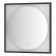 Mirror in a baguette frame with LED lighting 15 W, 70x70 cm, IR - switch, neutral white light,