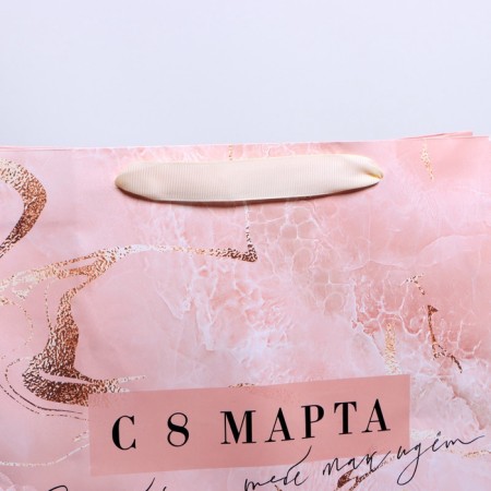 Gift package laminated, packaging, “marble”, m 26 x 30 x 9 cm-3