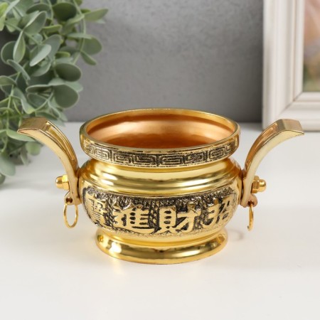Souvenir Metal "Cup to attract wealth" 17x11x8 cm