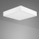 Ceiling Lamp Mantra Saona Superficie, LED, 2040LM, 3000K, 225x225x40 mm, Matte White color