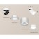 AMBRELLA LIGHT, TECHNO, XM8110003 Acrylic Follow Lumina set.