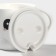 Ceramic mug with a spoon "Panda", 350 ml, white color