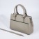 Luggage bag, external pocket, light-gray color
