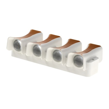 Facade lamp "Elegant", FSD-041, 8 W, 3000K, 4 rays, IP65, 220 V, plastic, white-7