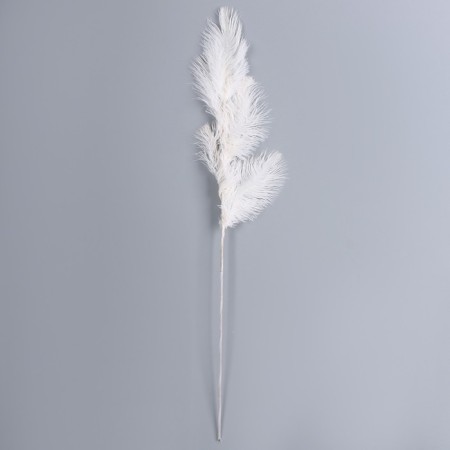 Decor of feathers "Fountain" on the leg, height - 58 cm-3