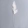 Decor of feathers "Fountain" on the leg, height - 58 cm