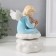 Souvenir Ceramics Musical "Angel on the cloud plays on the lyre" 9x9.5x14.5 cm