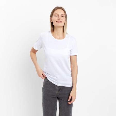 T -shirt female, white color, size 52
