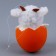 Soft toy "Easter doll" on the suspension, 8 cm, color mix