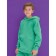 Children's sweatshirt, height 146 cm, green color