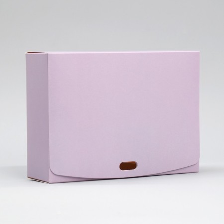 Gift folding box, packaging, “lavender”, 16.5 x 12.5 x 5 cm, without tape-1