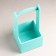 Kashpo - wooden box 13.5x13.5x30 cm tiffany
