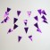Garland "flags", 20 flags, 10 meters, indigo color