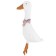 Soft toy "Goose Hussein", 39 cm