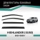 Defly window deflectors for Toyota Highlander (XU50), 2013-2020