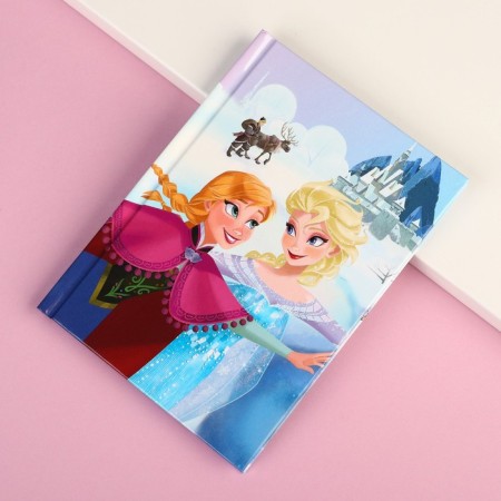 Notepad A6, 40 sheets in a hard cover, cold heart-5