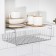 Mesh -mounted mesh -mounted basket 40 × 26 × 10 cm, chromium color