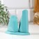 Set of ceramic solo and list on the stand “Geometry”, 13.5 x 10.5 cm, blue color