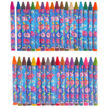 Wax pencils, set of 36 colors, mixes-1