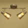 Economic lights Crown 2x60W E14, chrome 44x10x23 cm