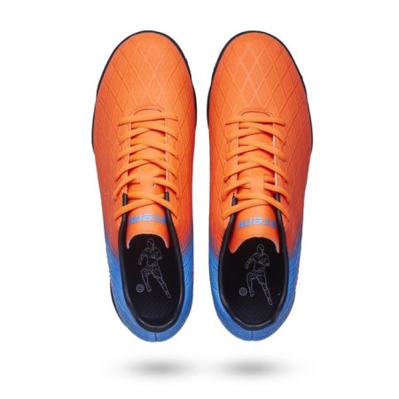 Beats football ATEMI SBA-005 Turf, Orange/ Blue color, size 40-2