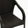 Set of garden furniture: 2 chairs + table, dark brown