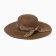 Women's hat Minaku "Leopard" Brown color, rr 56-58