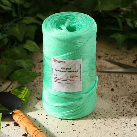 Shpagat for garter plants, 300 m, 1000 text, polypropylene, green, Greengo-2