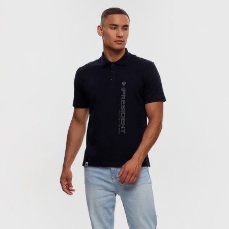Polo President, size XL, blue color-1