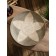 Decorative wicker rattan "Flower", 50x50x5 cm, gray