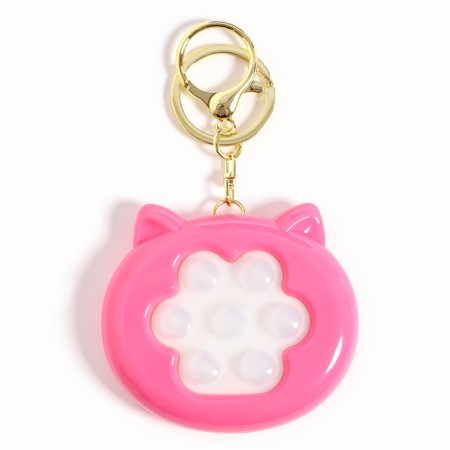 Developing toy "meow" on a key fob, species mix